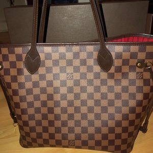 💯 Authentic Louis Vuitton Damier MM Neverfull